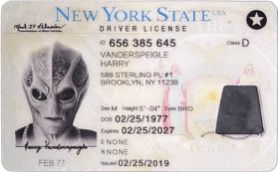 Fake ID Front View Best fake ID front view - scannable ID card front